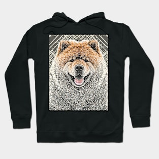 Dog Portrait - Chow Chow Hoodie